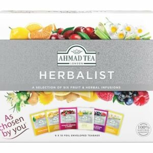 Ahmad Tea Herbalist Teabags, 60 Count