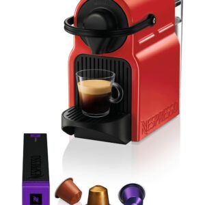 Nespresso Inissia XN1005, Macchina da caffè di Krups, 1260W, colore Ruby Red - Image 2