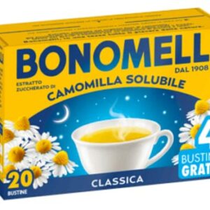 Bonomelli Camomilla Solubile Classica 20 bustine, Concentrato Estratto da Fiori Selezionati, Dona Momenti di Calma e Relax (100g) - Image 2