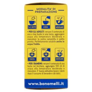 Bonomelli Camomilla Solubile Classica 20 bustine, Concentrato Estratto da Fiori Selezionati, Dona Momenti di Calma e Relax (100g) - Image 5