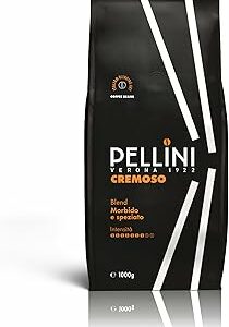 Pellini N.9 Cremoso, Caffè in Grani per Espresso 1kg, Miscela Arabica e Robusta dal Gusto Ricco e Armonioso, Caffè in Chic... - Image 1