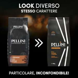 Pellini N.9 Cremoso, Caffè in Grani per Espresso 1kg, Miscela Arabica e Robusta dal Gusto Ricco e Armonioso, Caffè in Chic... - Image 4