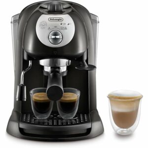 De'Longhi EC201.CD.B Macchina manuale da Caffè Espresso e Cappuccino, Caffè in Polvere o in Cialde E.S.E., Montalatte classic - Image 1
