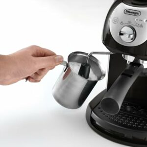 De'Longhi EC201.CD.B Macchina manuale da Caffè Espresso e Cappuccino, Caffè in Polvere o in Cialde E.S.E., Montalatte classic - Image 5