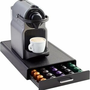 Amazon Basics - 1 Cassetto Porta Capsule per Nespresso Originalline, capacità: 50 Capsule, Nero - Image 3