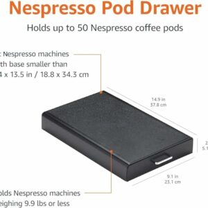 Amazon Basics - 1 Cassetto Porta Capsule per Nespresso Originalline, capacità: 50 Capsule, Nero - Image 4