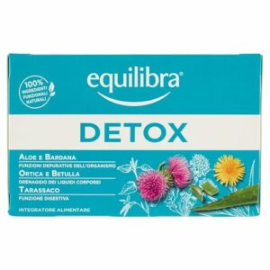 equilibra Integratori Alimentari Tisane, Tisana Detox, 100% Ingredienti Funzionali, Drenante, a Base di Aloe Vera, Ortica, Bardana, Betulla e Tarassaco, Materiali 100% Riciclabili, 15 Filtri - Image 2