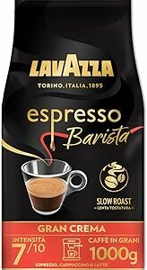 Lavazza, Espresso Barista Gran Crema, Caffè in Grani Tostati a Tamburo, Ideali per Macchine da Caffè Espresso, Note Aromat... - Image 1