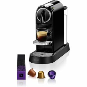 Nespresso Citiz EN167.B, Macchina da caffè di De'Longhi, Sistema Capsule Nespresso, Serbatoio acqua 1L, Colore Limousine Blac - Image 1
