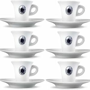 Set di sei tazzine con piatto Borbone - Image 1