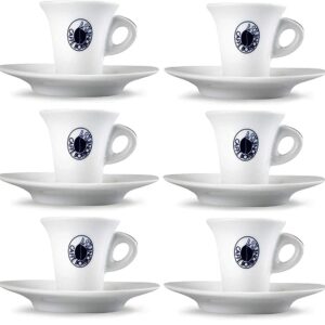 Set di sei tazzine con piatto Borbone - Image 2