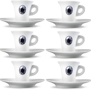 Set di sei tazzine con piatto Borbone - Image 3