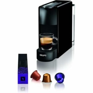 Krups Nespresso Macchina per capsule caffè Essenza Mini XN1108, 0,6 litri, 19 bar, Modalità risparmio energetico, 1260W, Nero - Image 1