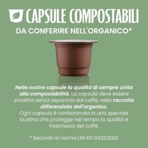 Caffè Vergnano 1882 - 100 Capsule - Caffè Compostabili e Compatibili con Nespresso, Cremoso - Pack da 100 capsule - Image 4