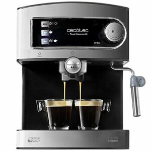 Cecotec Macchina da Caffè Espresso Power Espresso 20. 850 W, Pressione 20 Bar, Serbatoio 1,6 L, Uscita A Doppio Braccio, Vapo - Image 3