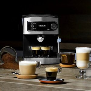 Cecotec Macchina da Caffè Espresso Power Espresso 20. 850 W, Pressione 20 Bar, Serbatoio 1,6 L, Uscita A Doppio Braccio, Vapo - Image 5
