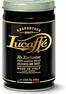 Annuncio sponsorizzato – Lucaffè - Barattolo Caffè in Grani Mr. Exclusive 100% Arabica 250 Gr | Caffè in Chicchi Interi da... - Image 1