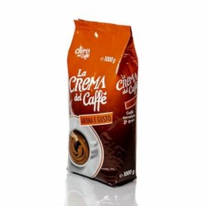 La Crema del Caffè Aroma e Gusto, Caffè in Grani 1kg dagli Aromi Intensi di Pane Tostato e Cacao Amaro con Note Speziate, ... - Image 4