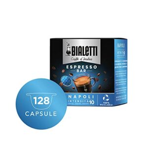 Bialetti Caffè D'Italia, Multipack 128 Capsule, 8 Box Da 16 Capsule, Napoli, Intensità 10, Compatibili con Macchine Bialetti sistema chiuso, 100% Alluminio - Image 4