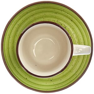 Tognana Art & Pepper, Set 6 Tazzine Caffè Con Piatto cc 90, 12 Pezzi, Stoneware, Multicolore - Image 5