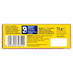 Bonomelli Camomilla Solubile con Melatonina e Magnesio 16 Bustine, Contro Stanchezza e Affaticamento, Infuso Rilassante, Senza Zucchero (72g) - Image 5