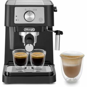 De'Longhi EC260.BK Macchina da Caffè Per Polvere o in Cialde E.S.E., Sistema Latte Manuale, Facile da usare, Serbatoio Estrai - Image 1