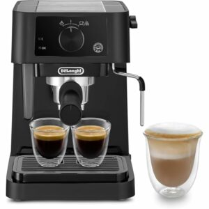 De'Longhi Stilosa EC235.BK Macchina manuale da Caffè Espresso e Cappuccino, Caffè in Polvere o in Cialde E.S.E., Montalatte c - Image 1