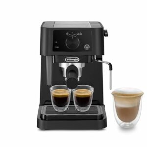 De'Longhi Stilosa EC235.BK Macchina manuale da Caffè Espresso e Cappuccino, Caffè in Polvere o in Cialde E.S.E., Montalatte c - Image 3