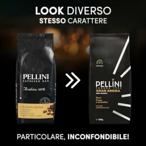 Pellini N.3 Gran Aroma, Caffè in Grani per Espresso 1kg, Miscela 100% Arabica dal Gusto Deciso e Armonioso, Caffè in Chicc... - Image 4