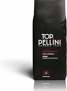 Pellini Caffè in Chicchi Top, Miscela 100% Arabica, Caffè in Grani con Aromi Profumati e Raffinati e Sentori di Liquirizia... - Image 1