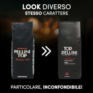 Pellini Caffè in Chicchi Top, Miscela 100% Arabica, Caffè in Grani con Aromi Profumati e Raffinati e Sentori di Liquirizia... - Image 4