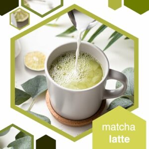ERBOTECH Tè Matcha BIO, The Verde Giapponese Biologico in Polvere, Busta da 100g, Multivitaminico Naturale al 100%, Vegan. Ideale per Dolci, Frullati, Tè freddo - Image 4