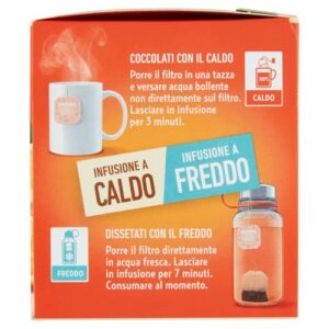 Bonomelli Infusi Fruttosi, Papaya e Arancia, Confezione da 12 Filtri, Gusto Esotico e Fresco, Infusione a Caldo e a Freddo, Ingredienti 100% Naturali (24g) - Image 4