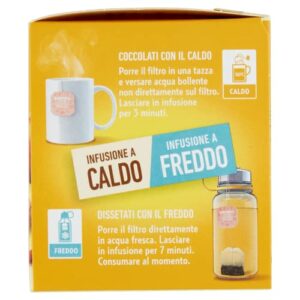 Bonomelli Infusi Fruttosi, Ananas e Pesca, Confezione da 12 Filtri, Gusto Dolce e Vellutato, Infusione a Caldo e a Freddo, Ingredienti 100% Naturali (24g) - Image 4