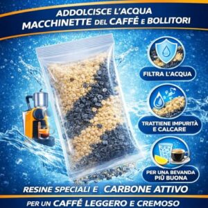 PHURE Addolcitore Acqua Antibatterico Filtro Anticalcare Universale per tutte le Macchine da Caffè e Bollitori, indicato per - Image 3