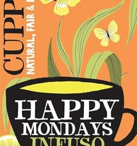 CUPPER Happy Mondays Infuso Biologico con Limone, Zenzero e Pepe Nero, Tisana Energizzante con Ingredienti Naturali, Gusto Speziato, Filtri 100% Biodegradabili, Confezione da 20 Bustine - Image 2