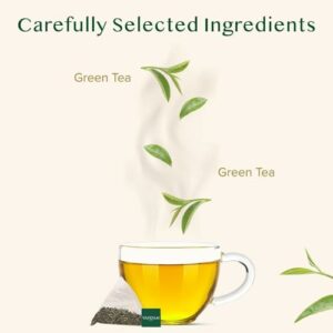 VAHDAM Tè Verde Decaffeinato dell’Himalaya | 100 Filtri Piramidali | Senza Caffeina | Tè Verde Indiano Premium | Foglie Nat… - Image 3