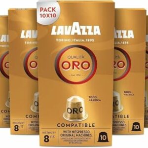Lavazza, Qualità Oro, 100 Capsule in Alluminio, Note Fruttate e Floreali, 100% Arabica, Intensità 8/13, Tostatura Chiara, 10 Confezioni da 10 Capsule - Image 2