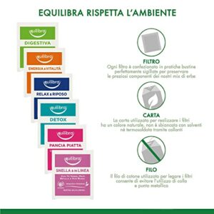 Equilibra, Cofanetto Tisane Funzionali, 60 bustine, 6 Varianti, Tisane Detox, Energia, Pancia Piatta, Digestiva, Relax, Snella&in Linea, Idea Regalo, con Materiali Riciclabili, Ottime Anche a Freddo - Image 5