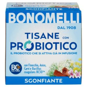 Bonomelli Tisana Probiotica Sgonfiante, Confezione da 10 Filtri, con Finocchio, Anice e Carvi, Integratore Alimentare, Favorisce la Regolare Motilità Gastrointestinale (20g) - Image 3