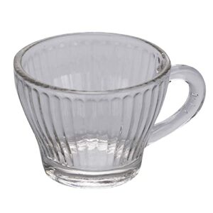 SET 6 TAZZINE CAFFE'VETRO LINEE VERTICALI 90ML - Image 4
