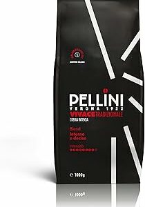 Pellini N.4 Tradizionale, Caffè in Grani per Espresso 1kg, Miscele Arabica e Robusta dal Gusto Classico, Caffè in Chicchi ... - Image 1