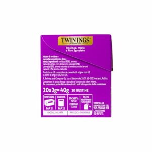 Twinings, Infuso Aromatizzato Sensations Roiboos, Miele e Fico Speziato, Gusto Morbido e Dolce, Senza Caffeina, Infusi e Tisane, 1 Confezione da 20 filtri - Image 3