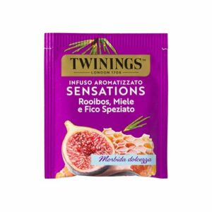 Twinings, Infuso Aromatizzato Sensations Roiboos, Miele e Fico Speziato, Gusto Morbido e Dolce, Senza Caffeina, Infusi e Tisane, 1 Confezione da 20 filtri - Image 4