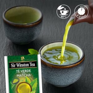 Sir Winston Tea, Tè Verde Matcha, 60 Filtri (3 Confezioni da 20 Filtri), Un Classico della Tradizione Giapponese, Certifica… - Image 5