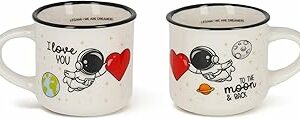 Annuncio sponsorizzato – Legami - Tazzine da Caffè Espresso For Two, Set da 2 Coffee Mug in Porcellana New Bone China, Taz... - Image 1