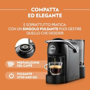 Lavazza A Modo Mio Jolie Evo, Macchina per Caffè Realizzata con 36% di Plastica Riciclata, Macchina Espresso con 64 Capsule L - Image 4