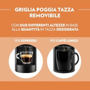 Lavazza A Modo Mio Jolie Evo, Macchina per Caffè Realizzata con 36% di Plastica Riciclata, Macchina Espresso con 64 Capsule L - Image 5