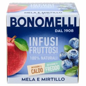 Bonomelli - Infusi Fruttosi, Mela e Mirtillo, Confezione da 12 Filtri, Infusione a Caldo e a Freddo, Ingredienti 100% Naturali (24g) - Image 4