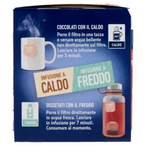 Bonomelli - Infusi Fruttosi, Mela e Mirtillo, Confezione da 12 Filtri, Infusione a Caldo e a Freddo, Ingredienti 100% Naturali (24g) - Image 5